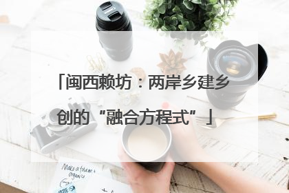 闽西赖坊：两岸乡建乡创的“融合方程式”