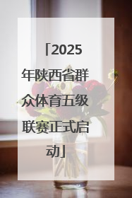 2025年陕西省群众体育五级联赛正式启动