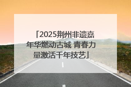 2025荆州非遗嘉年华燃动古城 青春力量激活千年技艺