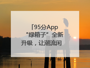 95分App“绿箱子”全新升级，让潮流闲置交易更安心